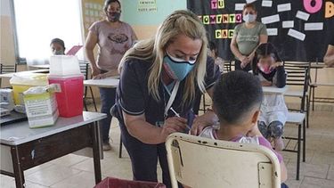 CAMPAÑA. La provincia refuerza la necesidad de vacunar a los chicos de 3 a 11 años..