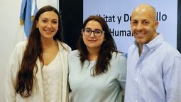 CONFIRMADA. Bortule, ayer, con Ducoté y Lucía Ravina..