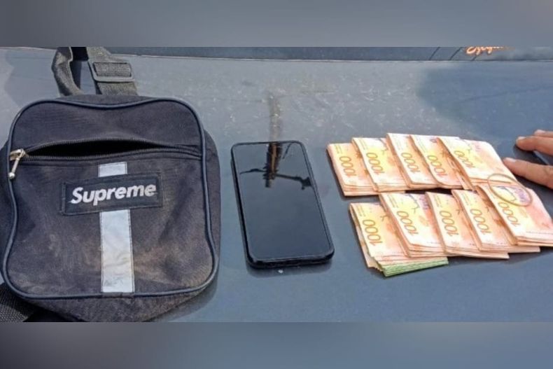 RECUPERADO. Los ladrones habían sustraído 400 mil pesos.