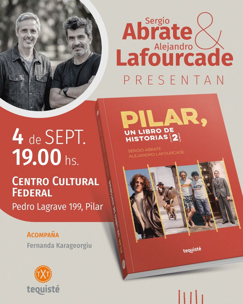 FLYER. La invitaci&oacute;n para la presentaci&oacute;n de "Pilar, un libro de historias 2".