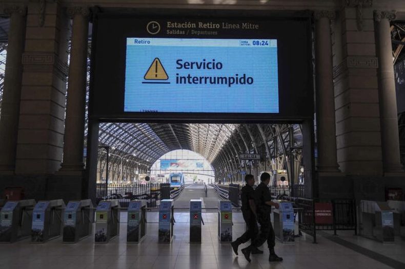 PARO. El transporte será una de las claves para el éxito de la medida de fuerza.