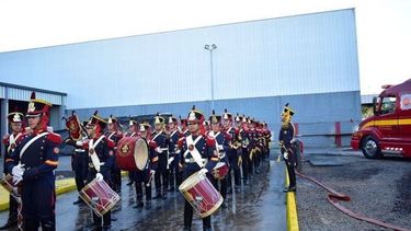 Los Bomberos Voluntarios de Pilar celebraron sus 70 años con distintas actividades. .
