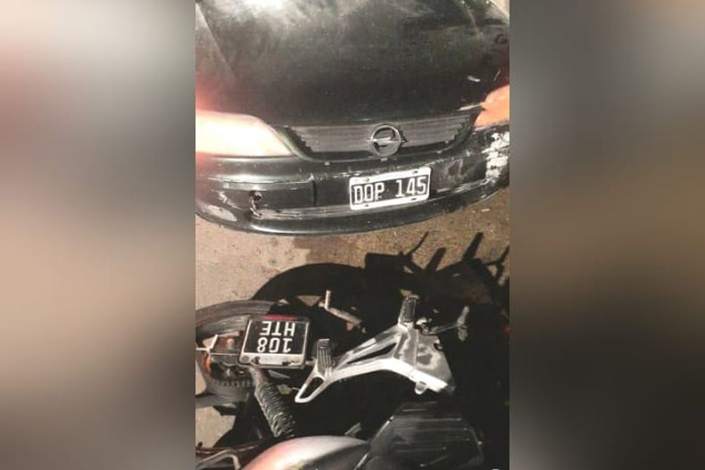 El choque se produjo en el barrio Toro y dejó como saldo un motociclista herido.&nbsp;