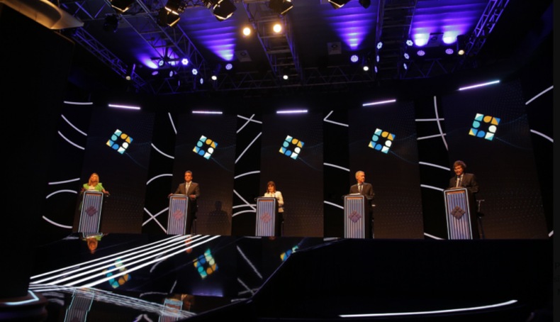 FORUM. Los candidatos presidenciales volverán a debatir el domingo. &nbsp;