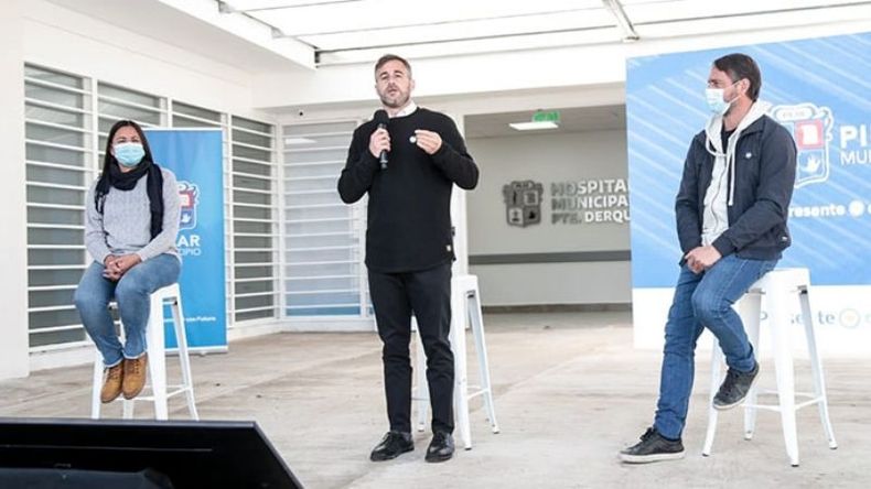 ACTO. Achával se amocionó al recordar a las víctimas del coronavirus..
