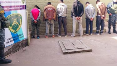 DETENIDOS. Once recuperaron su libertad; dos quedaron presos.