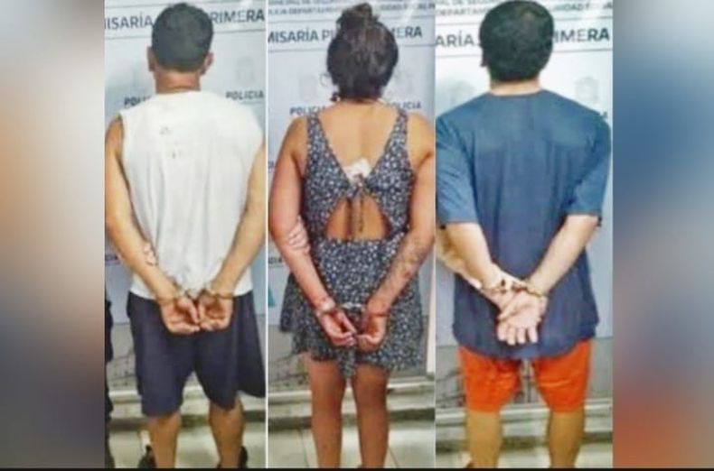 En poder de los detenidos se hallaron más de 200 dosis de cocaína y dinero en efectivo.&nbsp;