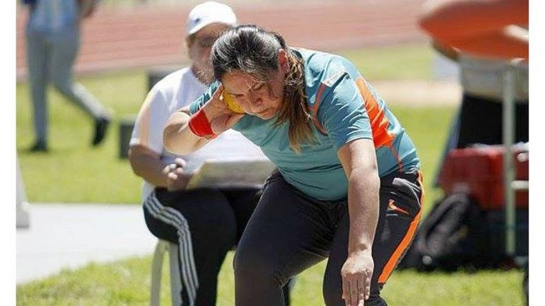 Sersen hizo podio en bala con 12,56 metros..
