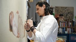 Moche Atroche vive, se forma y pinta en Francia desde 2022. Moche Atroche vive, se forma y pinta en Francia desde 2022.