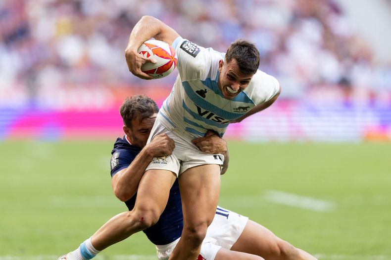 Los Pumas 7s lucharon en la final con Tobías Wade de apertura.