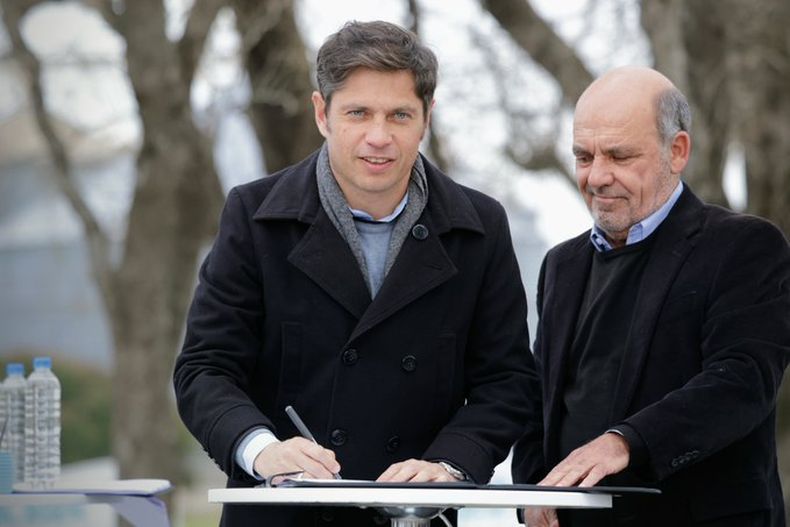 GOBERNADOR. Axel Kicillof anunció los acuerdos salariales que consensuó con los gremios.&nbsp;