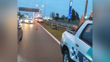 El choque en Panamericana se produjo a la altura del kilómetro 35,5.