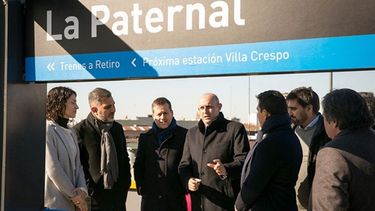 ABIERTA. El ministro Guerrera presentó la estación con críticas a Horacio Rodríguez Larreta..