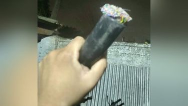 Los delincuentes fueron descubiertos mientras robaban unos 70 metros de cable.&nbsp;