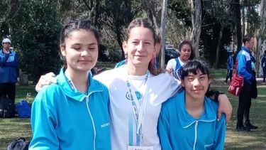 Pilar aseguró las medallas conseguidas por Antonella Ayala y Luna Radaelli.