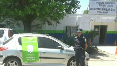 Tenía un auto robado en su casa