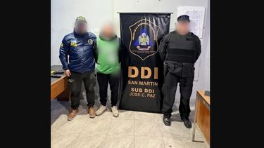El detenido tiene 26 años y estaba por subirse a un tren San Martín.