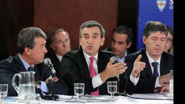MAYORÍA. Randazzo defendió el proyecto ante el Senado..