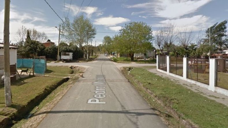 El intento de abuso se produjo sobre la calle Medrano, en el barrio Luchetti de Villa Rosa. .