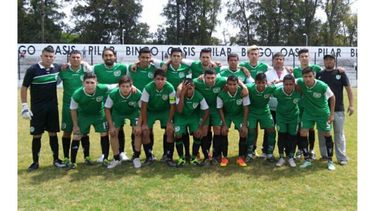 LÍDER. El equipo líder de la Sub 20 de Abrojal, que jugó el fin de semana en el Barraza..