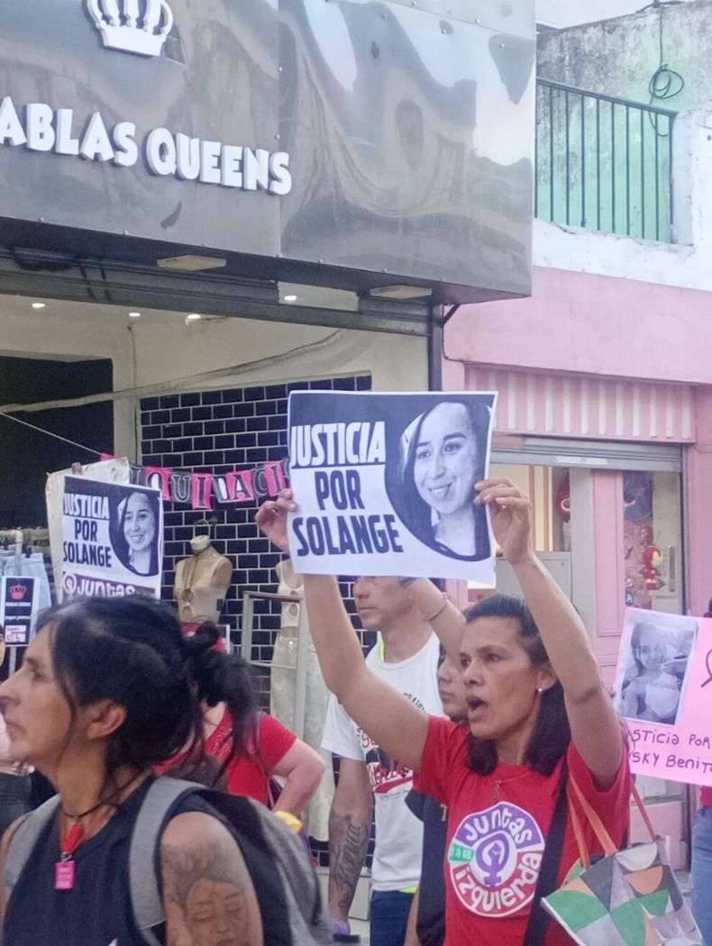 Pedido de justicia por Solange Sanabria.