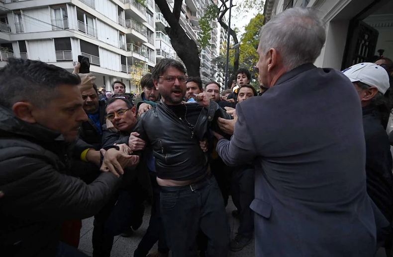 DETENIDO. Grabois fue trasladado a la Superintendencia de Investigaciones Federales, en Lugano.