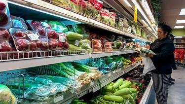 El Indec midió la ventas en los supermercados durante septiembre.