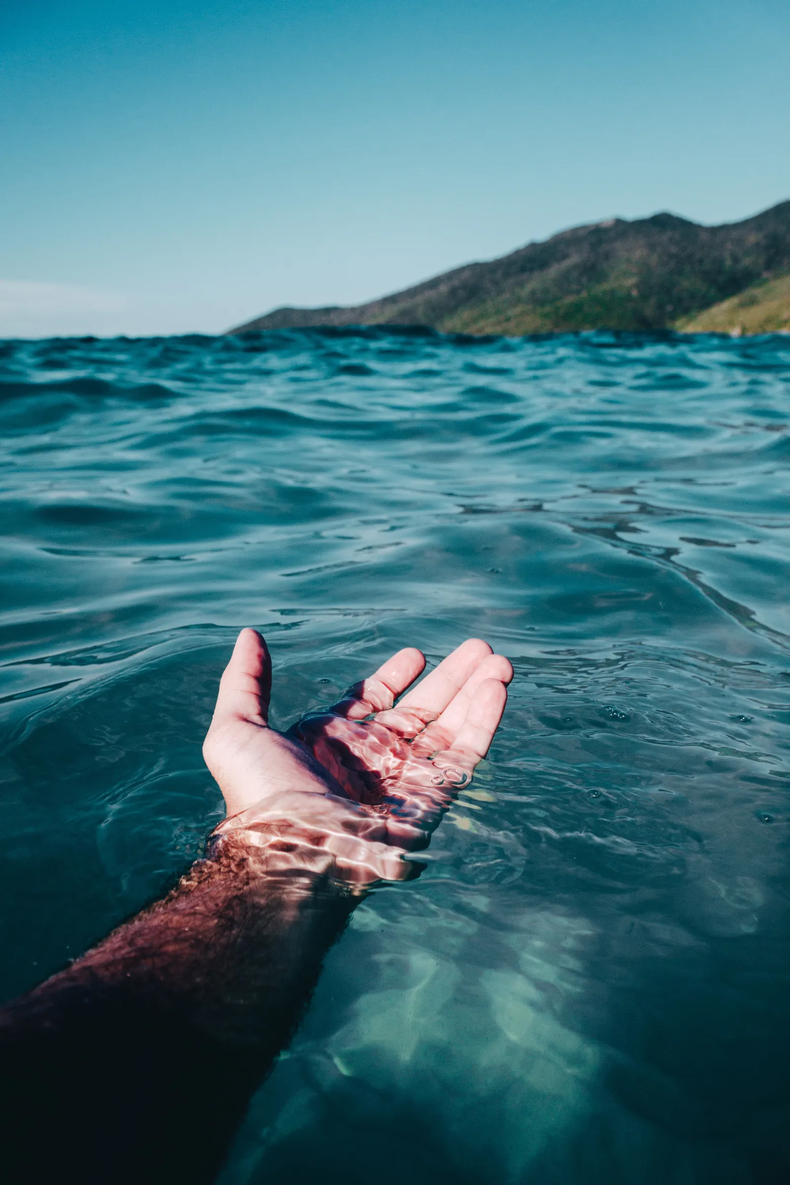 El agua corresponde a la fluidez y al cambio. (Pexels)..webp