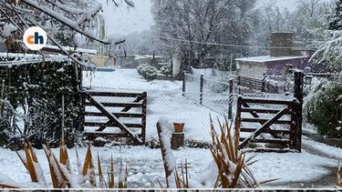 la tormenta de santa rosa sorprendio con nieve a la provincia de san luis