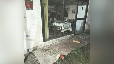 CHUBUT AL 280. El local al que habían ingresado los menores.