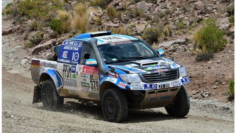 FINAL. Naivirt completó 10 de las 12 etapas hasta que el motor de la Toyota se rompió..