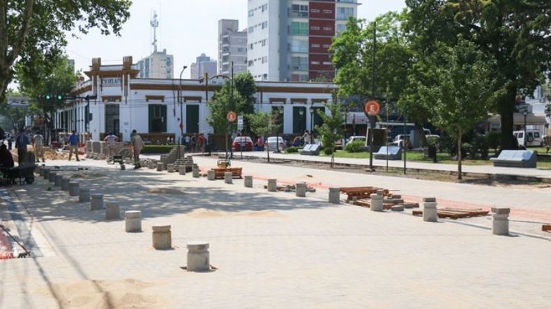 TODO LISTO. Así quedó el nuevo tramo del paseo del centro..
