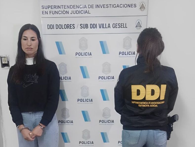 Celeste López fue detenida en Pinamar. La mujer es oriunda de Garín.