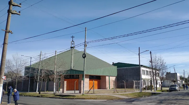 La Iglesia Nuestra Señora de las Gracias, en el barrio Peruzzotti. 