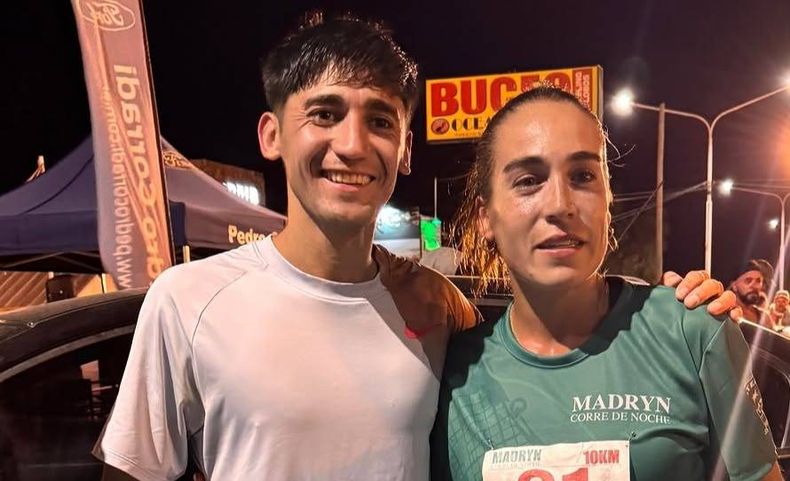 Los olímpicos ganadores en Pueto Madryn.