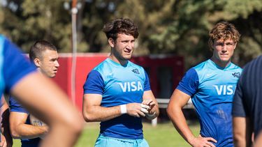 Tomás Di Biase (izquierda) y Benjamín Elizalde (derecha), los representantes de Deportiva en Los Pumitas.