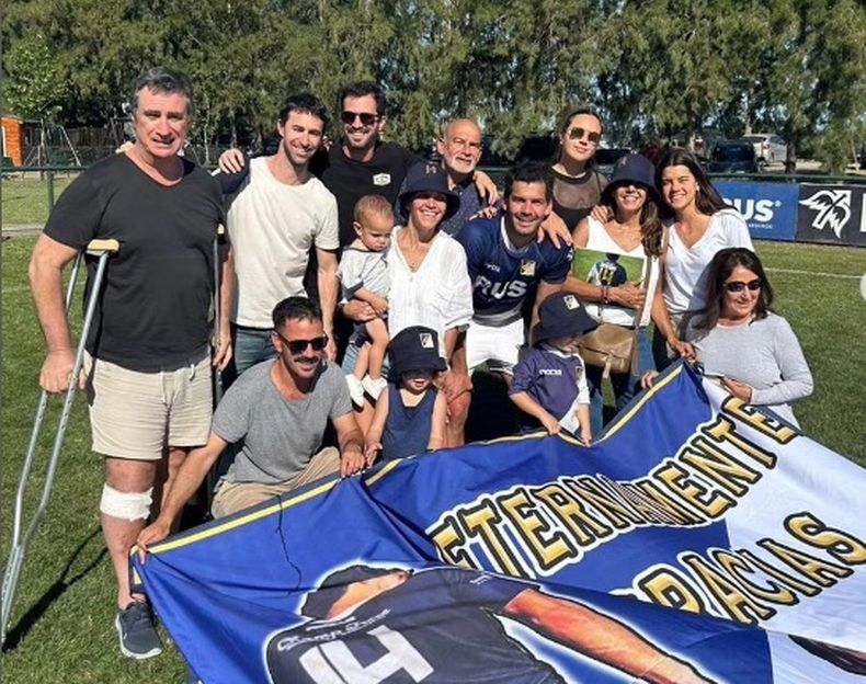 Chamnpagnat homenajeó a Martín Cordeyro, que se retira después de 13 temporadas en el club.