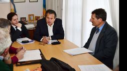 Carlos Bonicatto y el Ombudsman local, Orlando Bargaglio..