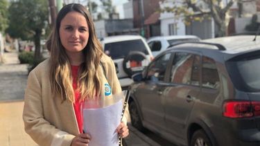 GRAVE. Rosario Beláustegui denunció las presiones que reciben los docentes. .