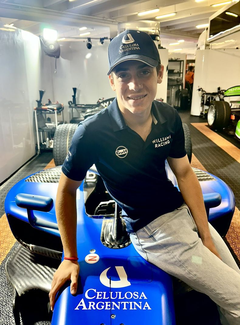 BOX. Franco Colapinto está listo en Hungaroring.