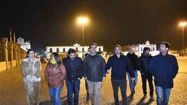 GRUPO. Achával y los intendentes mantienen reuniones de trabajo periódicas. &nbsp;