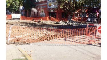 OBRA. El trabajo principal reparará el daño producido por un caño roto..