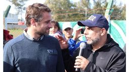 MANO A MANO. Achával junto a Serna, durante la clínica en Abrojal..