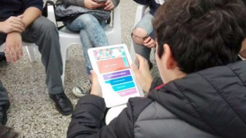 CrESI. La app fue desarrollada en 2016 por estudiantes del colegio Mano Amiga..