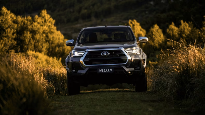 CHATA. La pickup Toyota Hilux sigue siendo el modelo más vendido en Argentina.