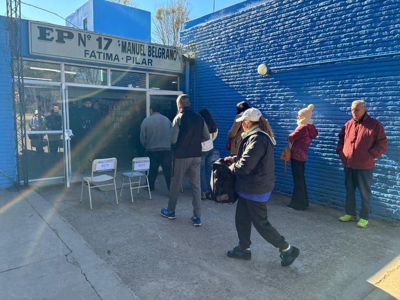 En Pilar, la jornada de votación se desarrolló sin inconvenientes.