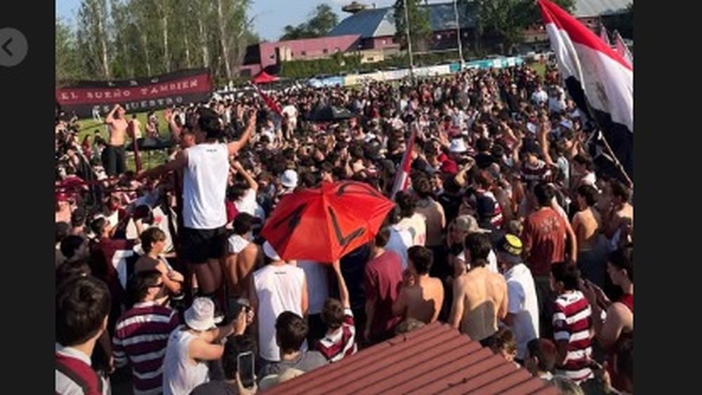 El festejo de Los Molinos en Lanús.