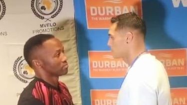Peralta vs. Mchunu, este viernes en Sudáfrica.