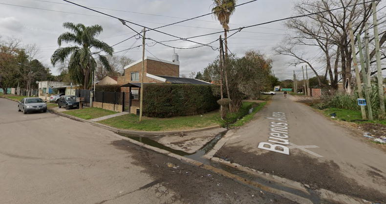 La zona donde ocurrió el robo, en Santiago del Estero y Buenos Aires, del Barrio Vicente López.&nbsp;