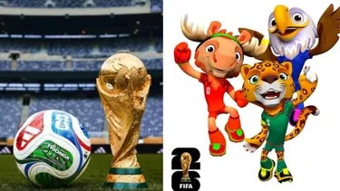 en el inicio del mundial te presentamos a trionda, la pelota oficial, y sus tres mascotas